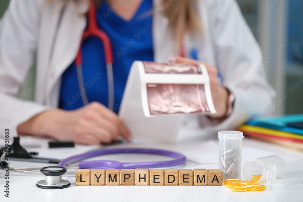 A knowledgeable medical professional discusses lymphedema in detail, focusing on both diagnosis and treatment options