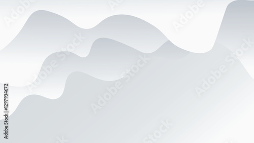 Abstract luxury dynamic soft waves white background