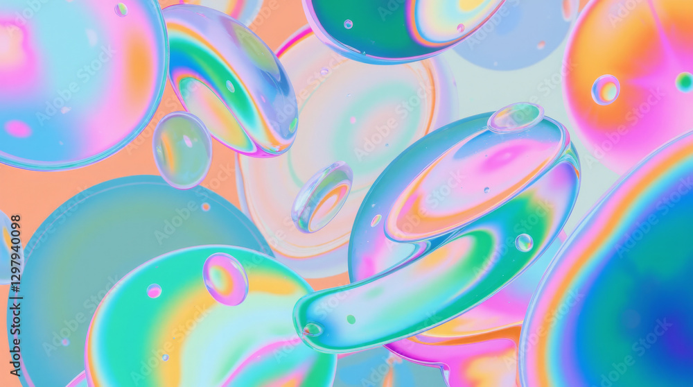 Generative AI Iridescent Spheres Abstract Background spheres iridescent abstract background bubbles circles glossy colors liquid colorful modern dreamy futuristic creativity innovation Generative AI Iridescent Spheres Abstract Background spheres iridescent abstract background bubbles circles glossy colors liquid colorful modern dreamy futuristic creativity innovation