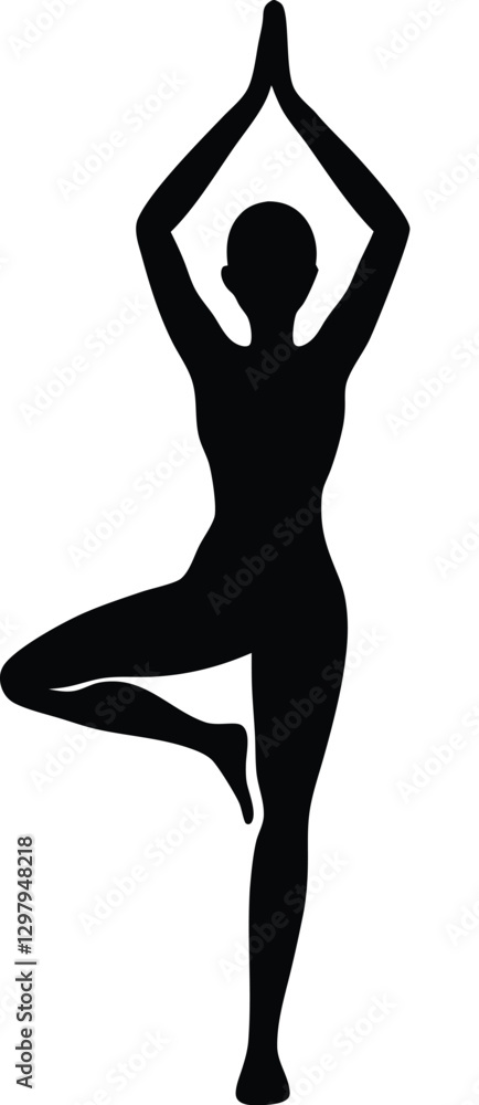 Fototapeta premium Stylized Black and White Rhino Silhouette.