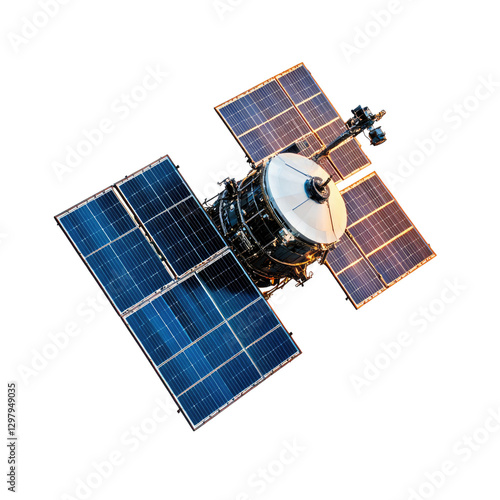 Obraz na płótnie satellite isolated on transparent background,