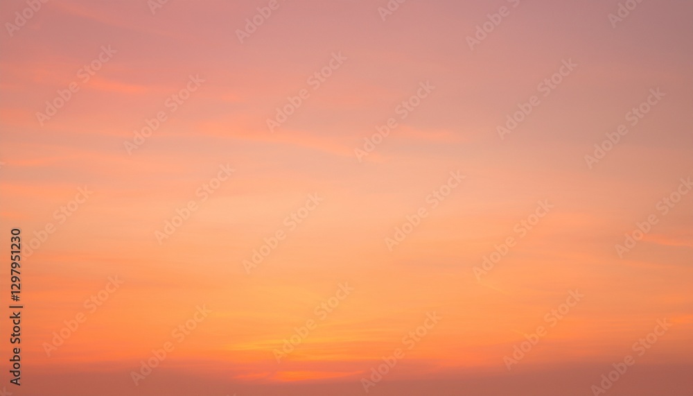 Fototapeta premium 바다에서 보는 저녁 노을