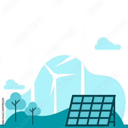 Renewable Energy Illustration