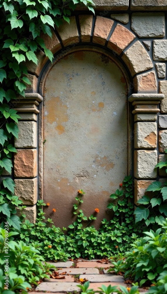 Old stone wall with overgrown vines and ancient mortar lines, stone structure, viines, rustic charm Old stone wall with overgrown vines and ancient mortar lines, stone structure, viines, rustic charm