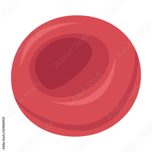 red blood cell glyph icon