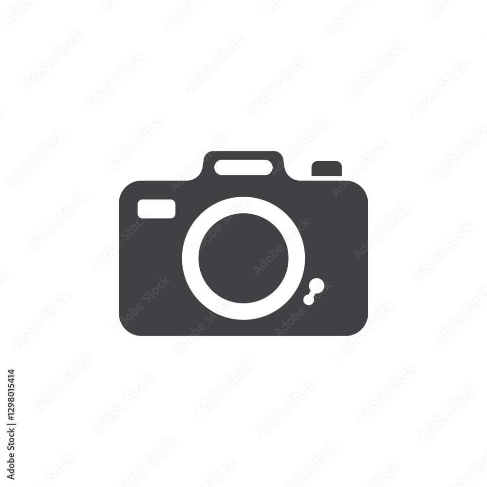 Camera icon in flat style. Photography equipment vector illustration on isolated background. Photo sign business concept. Camera icon in flat style. Photography equipment vector illustration on isolated background. Photo sign business concept.