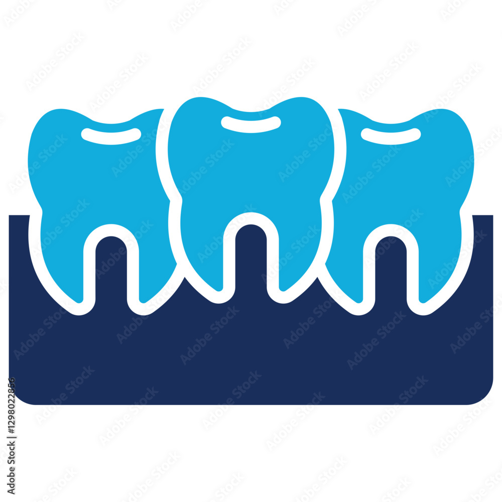 Crowded Teeth Icon Crowded Teeth Icon