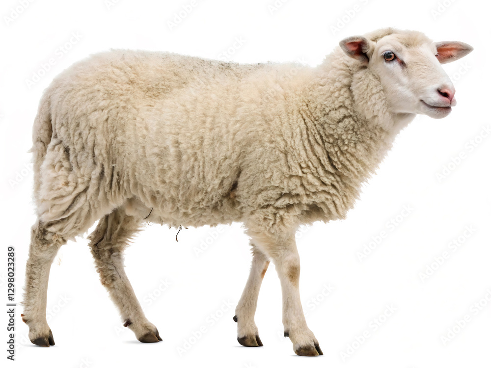 Fototapeta premium sheep and lamb