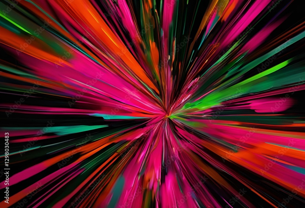 Fototapeta premium Vibrant Chaos