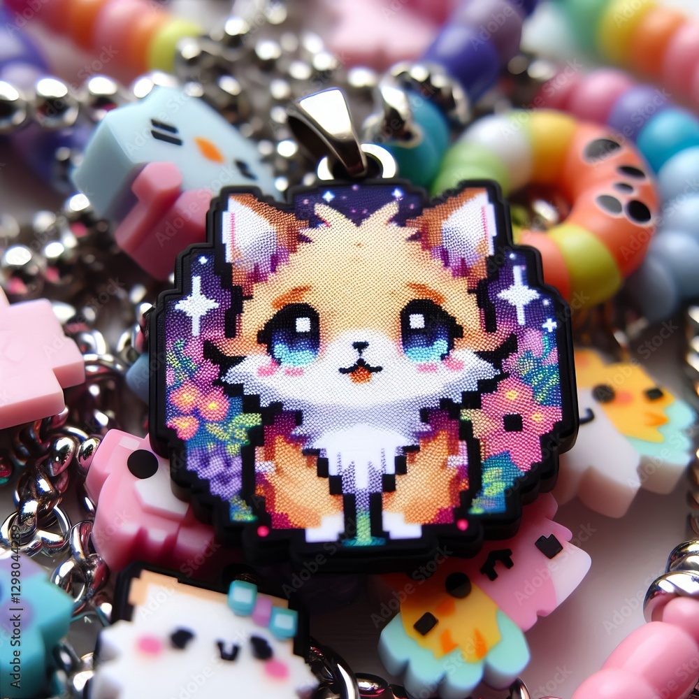 Obraz premium Pixel Art Charm