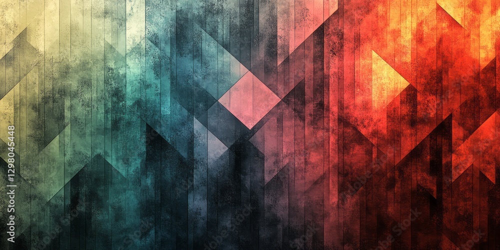 Abstract colorful background of geometric shapes and vertical lines Abstract colorful background of geometric shapes and vertical lines