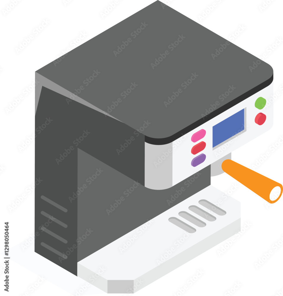 Get this amazing icon of coffee machine in modern design style Get this amazing icon of coffee machine in modern design style