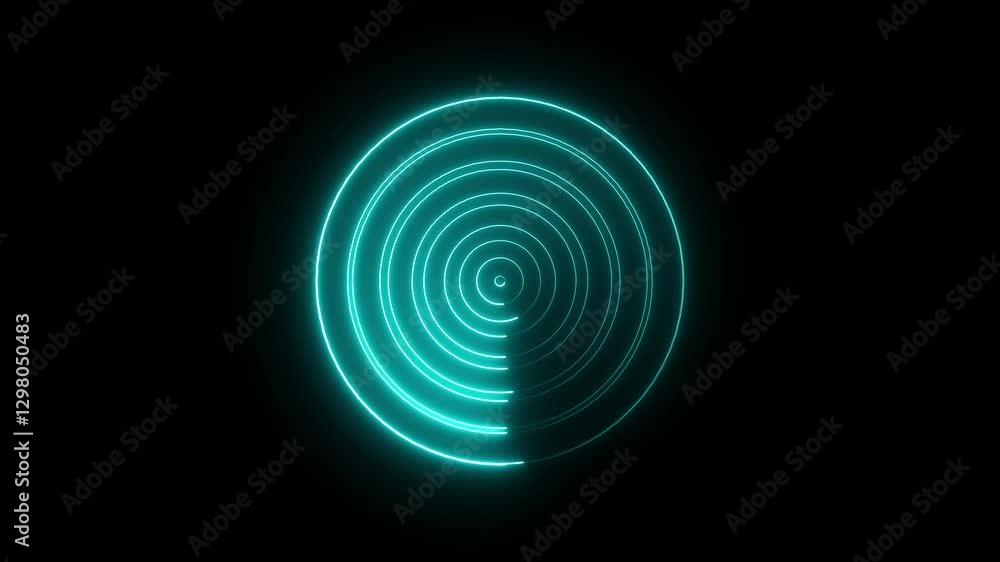Technology Radio wave frequency background. Radio station signal icon 4k animation. Abstract Futuristic Radio Wave Signal. Digital Radio Waves Diffusion Animation Technology Radio wave frequency background. Radio station signal icon 4k animation. Abstract Futuristic Radio Wave Signal. Digital Radio Waves Diffusion Animation