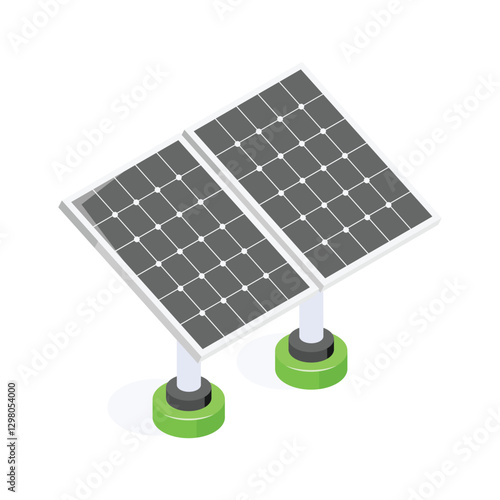Renewable energy solar panel for sustainable electricity generation.