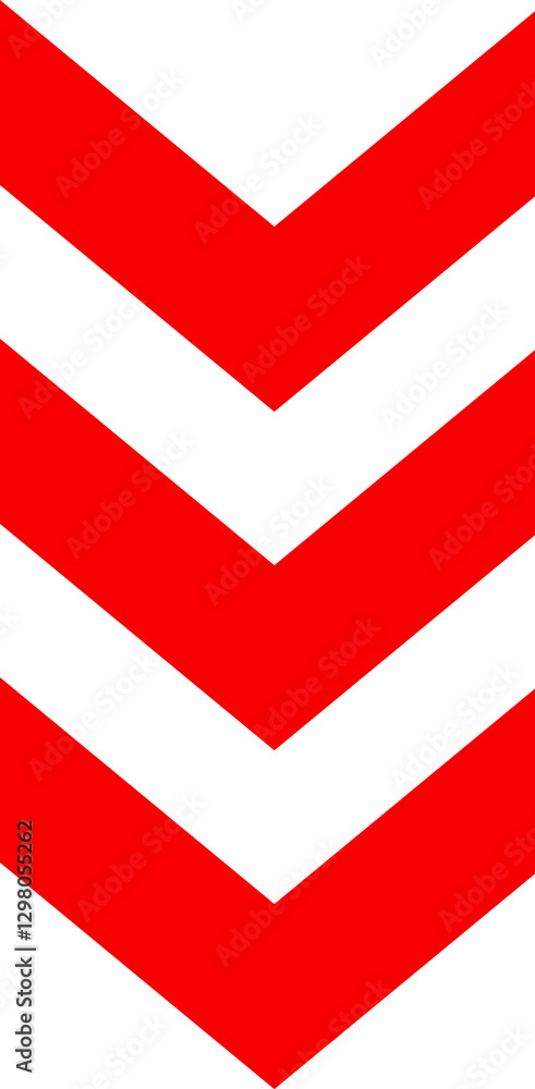 Icon red arrow direction down on a white background vector illustration. Icon red arrow direction down on a white background vector illustration.