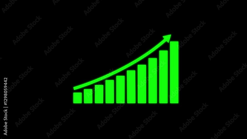 Business Growth and Success Arrow Infographics/ Animation of a business infographics. business growth bar graph, Business Growth and Success Arrow Infographics/ Animation of a business infographics. business growth bar graph,