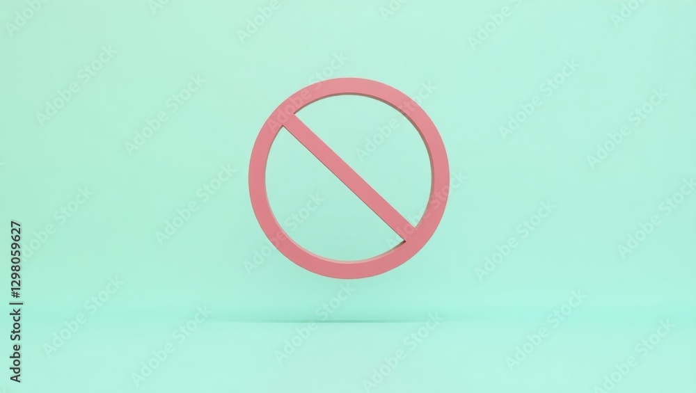 Leechblock. Pink sign is on green surface of room Leechblock. Pink sign is on green surface of room
