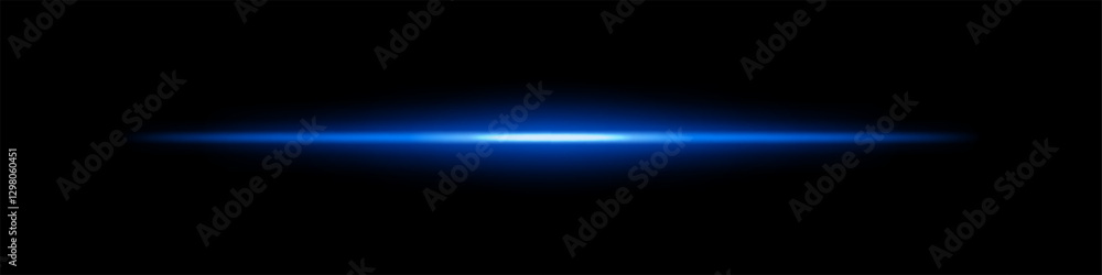 Abstract glowing blue light beam on a dark background. A horizontal neon streak with a radiant flare and smooth gradient creates a futuristic energy effect. Vibrant illumination sci-fi aesthetic Abstract glowing blue light beam on a dark background. A horizontal neon streak with a radiant flare and smooth gradient creates a futuristic energy effect. Vibrant illumination sci-fi aesthetic