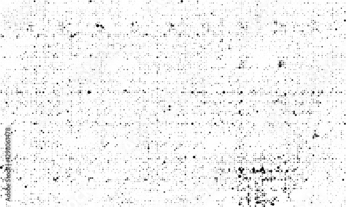 Newspaper with old grunge vintage unreadable halftone text paper texture vector background