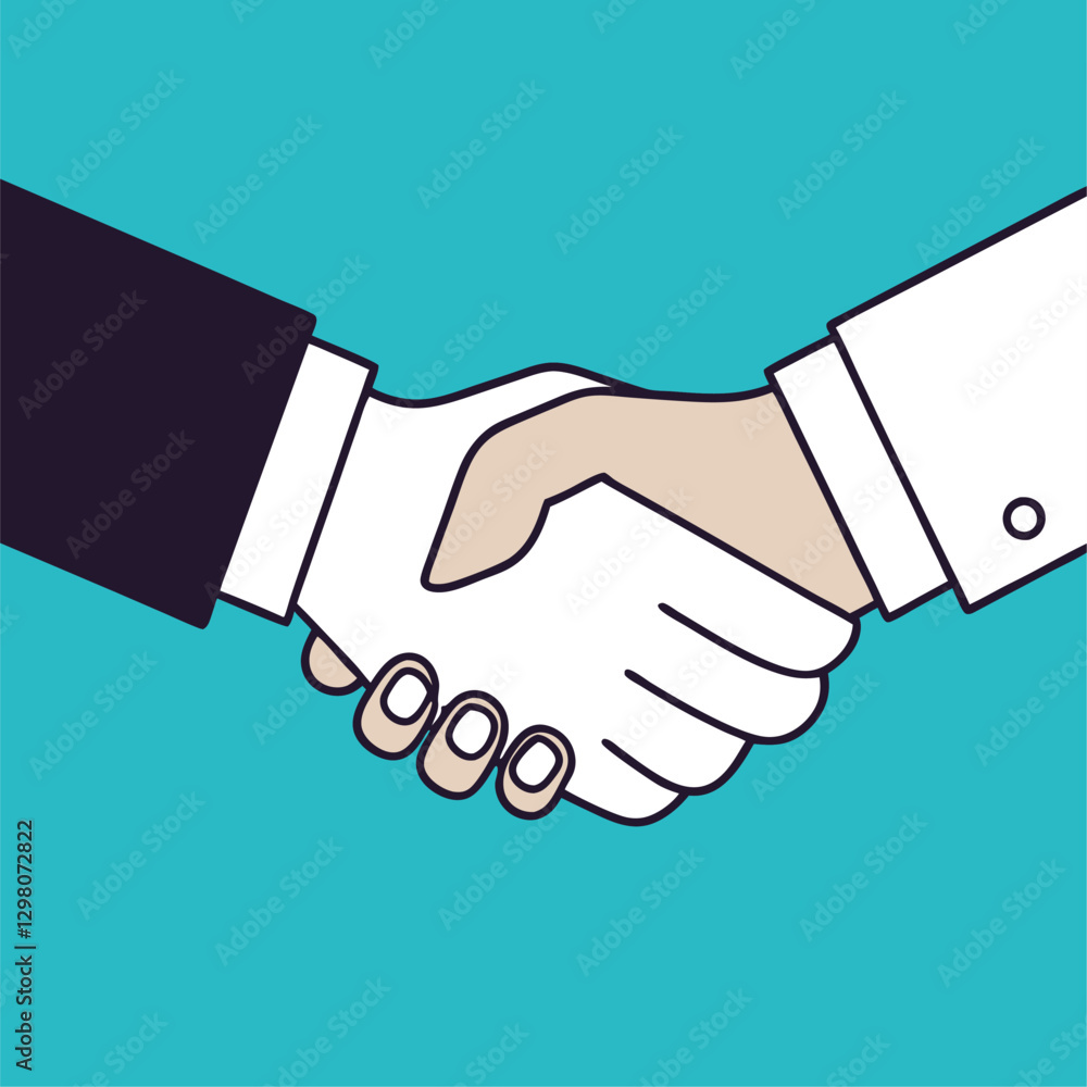 Handshake icon. Shake hands, agreement, good deal, partnership concepts. Vector image Handshake icon. Shake hands, agreement, good deal, partnership concepts. Vector image