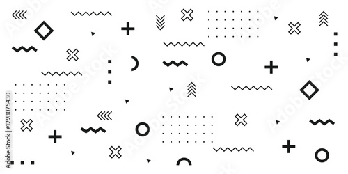 Flat geometric trendy background wallpaper for graphic design