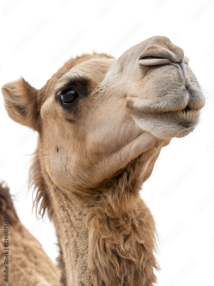 Fototapeta premium Camel Portrait. PNG.