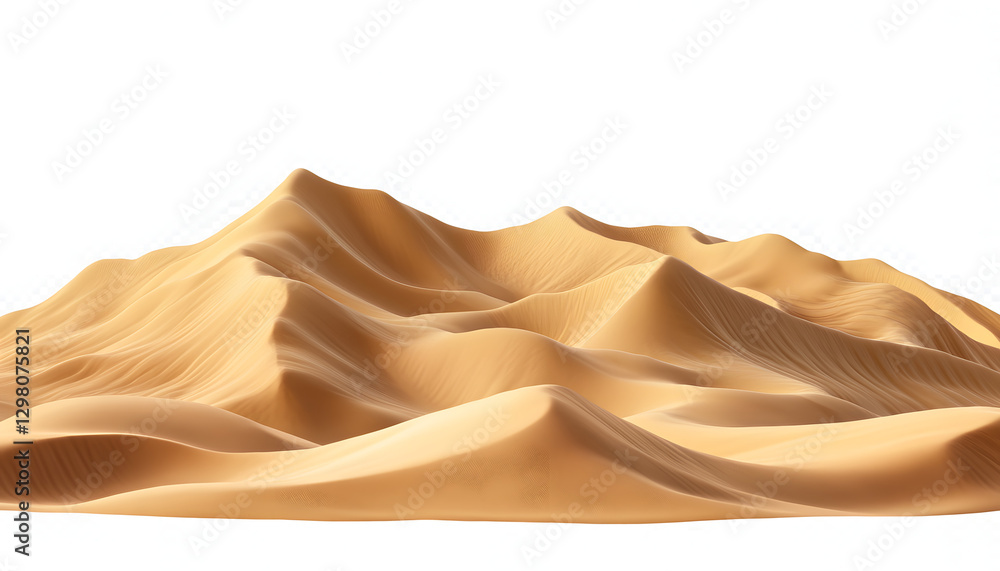 Sahara desert under the sunlight and a blue sky in Morocco in Africa Sahara desert under the sunlight and a blue sky in Morocco in Africa