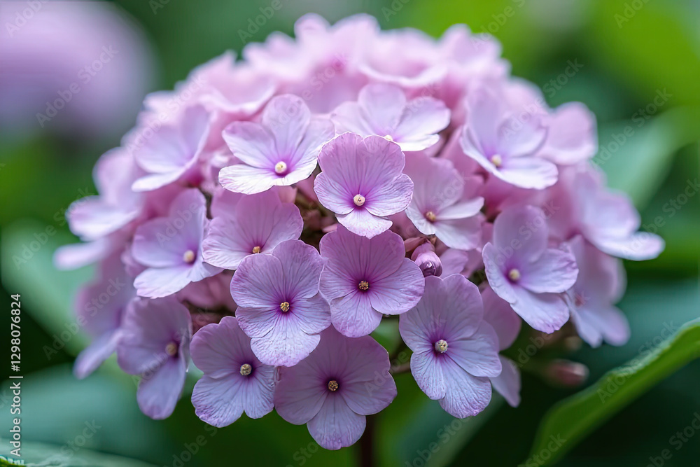 Delicate Pink Hydrangea in Soft Focus – A Serene and Elegant Floral Bloom Capturing Nature’s Beauty Delicate Pink Hydrangea in Soft Focus – A Serene and Elegant Floral Bloom Capturing Nature’s Beauty