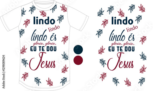 Tipografia Cristã Minimalista para Camisetas