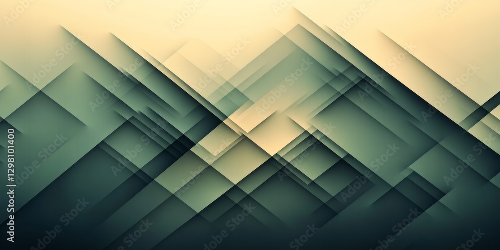 Intersecting geometric planes create an abstract modern composition Intersecting geometric planes create an abstract modern composition