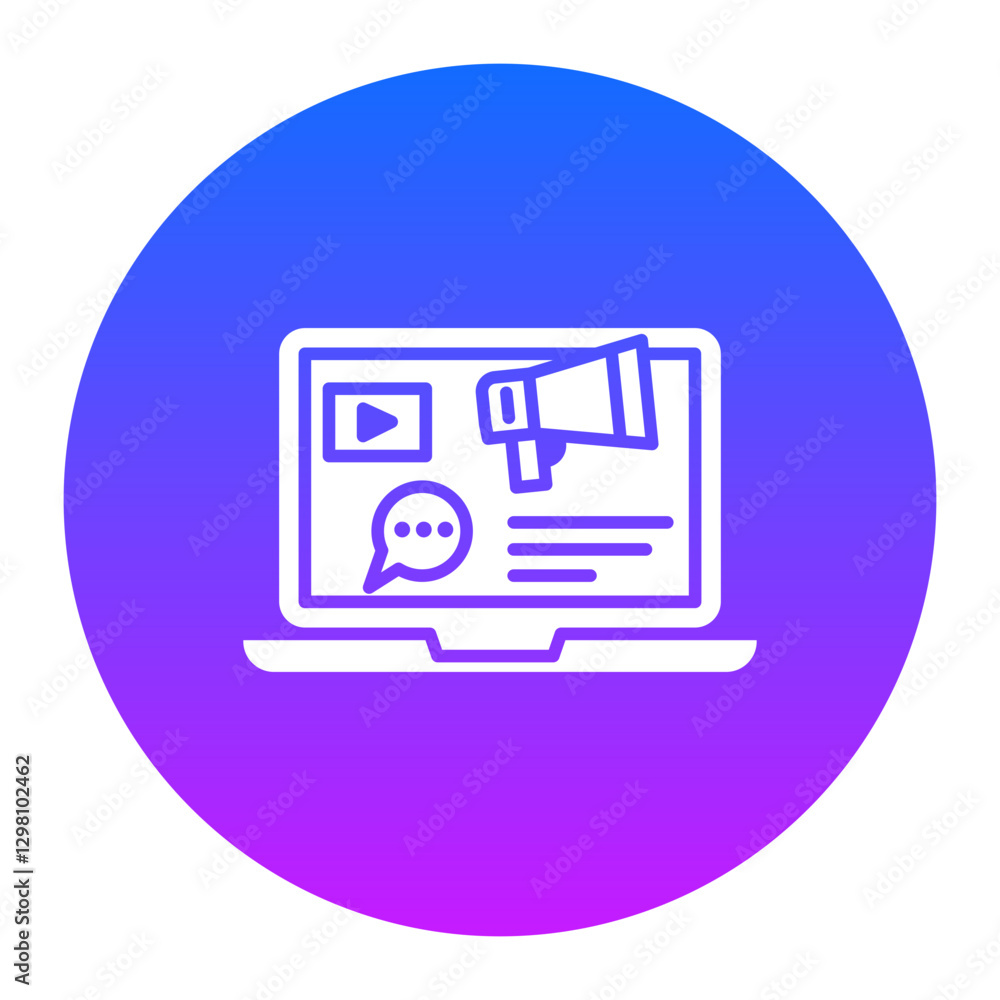 Advertising Message Icon Advertising Message Icon