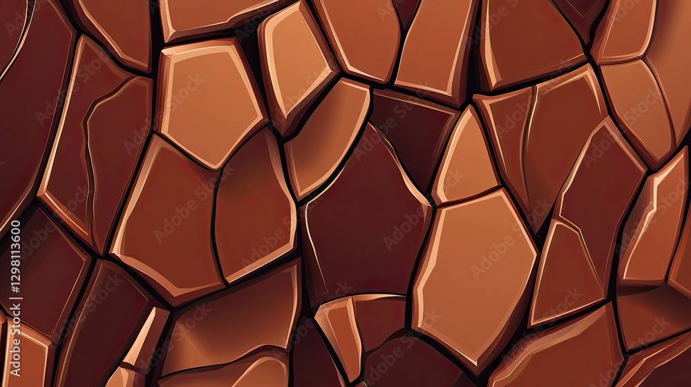 Chocolate cracked texture background Chocolate cracked texture background