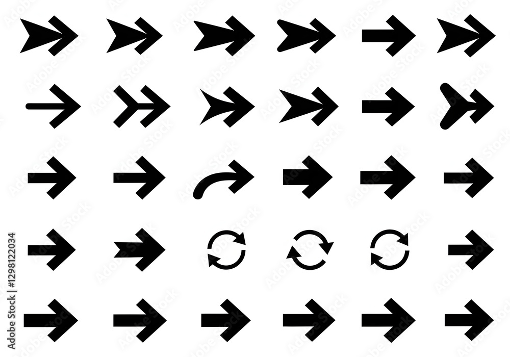 Black arrow icon pack Black arrow icon pack