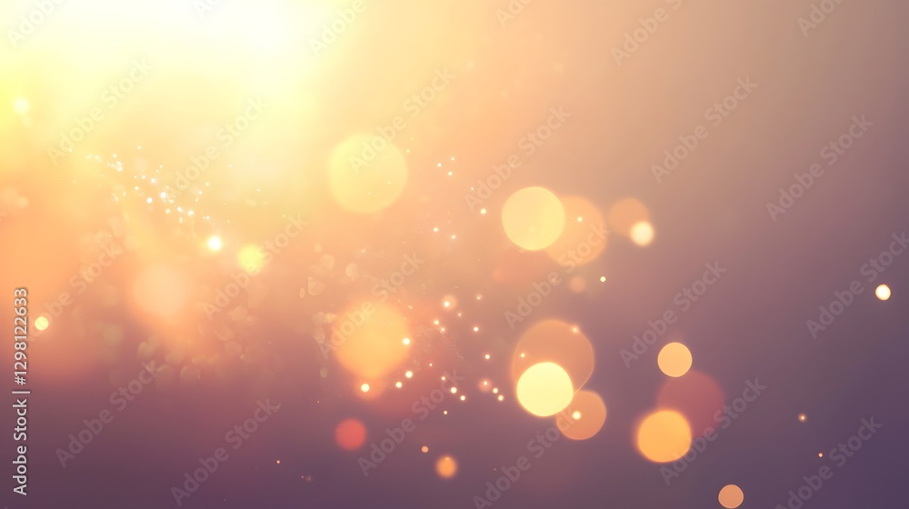 Fototapeta premium Vibrant Sunburst Abstract Background with Soft Focus Light Beams and Gradient Effect