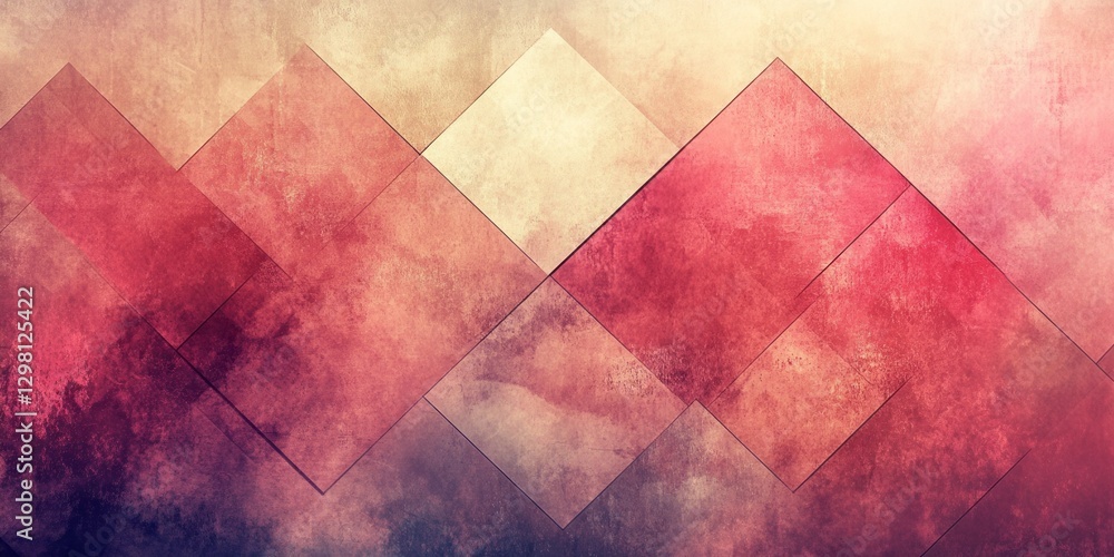 Abstract artwork features overlapping geometric shapes with a textured surface Abstract artwork features overlapping geometric shapes with a textured surface