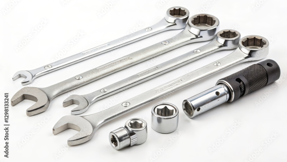 Chrome Wrench Set and Sockets Chrome Wrench Set and Sockets