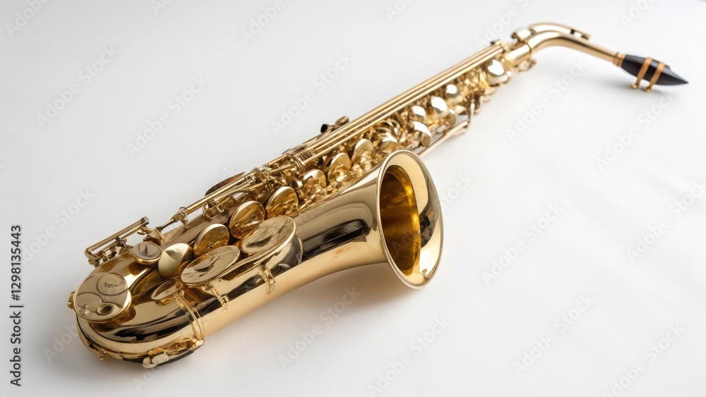 Fototapeta premium Gold Saxophone