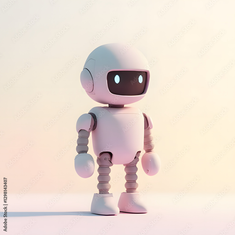 Fototapeta premium 3d render of a robot