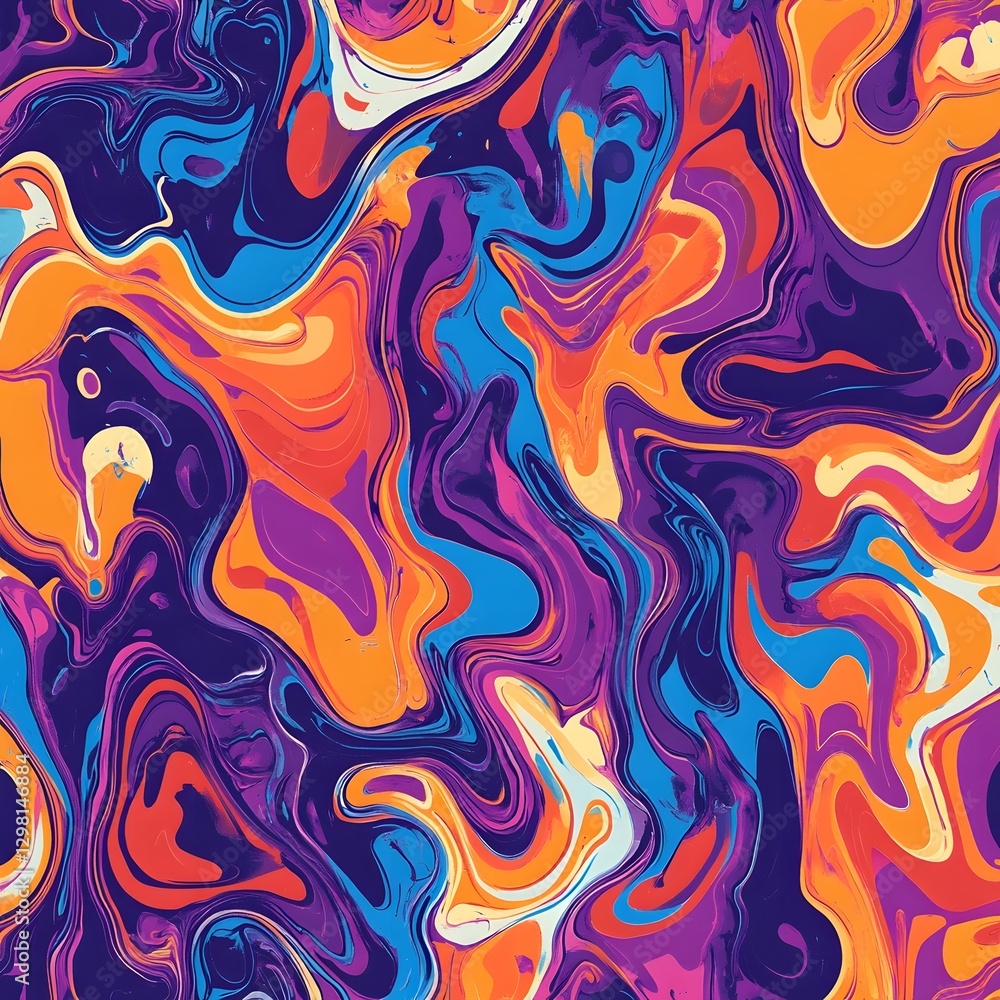 Vibrant Flowing Abstract Liquid Pattern Design with Vivid Colorful Digital Artwork Vibrant Flowing Abstract Liquid Pattern Design with Vivid Colorful Digital Artwork