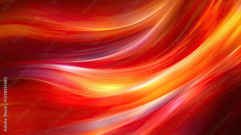 Abstract vibrant fiery flowing lines background Abstract vibrant fiery flowing lines background