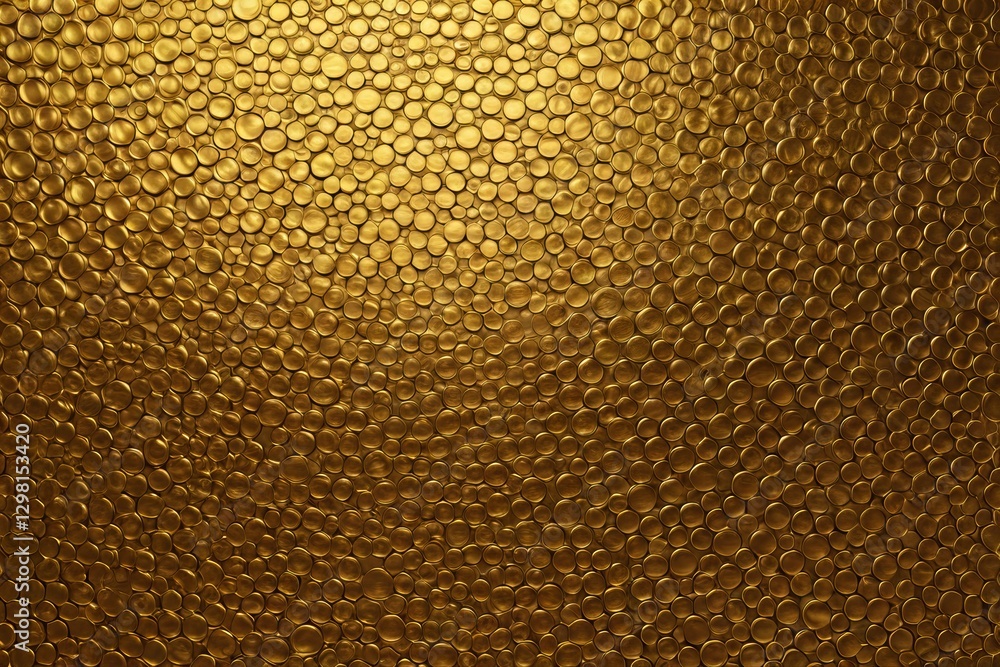 a close up of a gold metallic background with circles a close up of a gold metallic background with circles