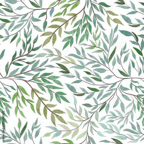 leaves seamless pattern background. for printing on fabric, textile