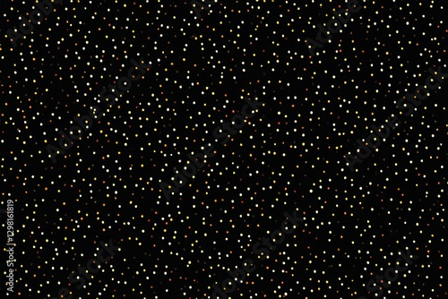 a close up of a black background with a lot of small dots