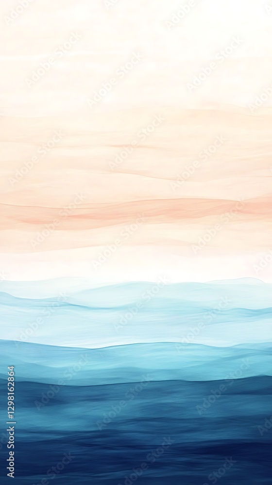 Obraz premium soft sand seafoam gradient abstract background