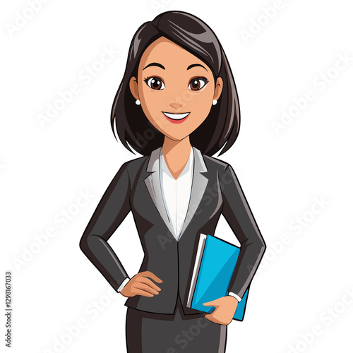 business woman with a briefcase