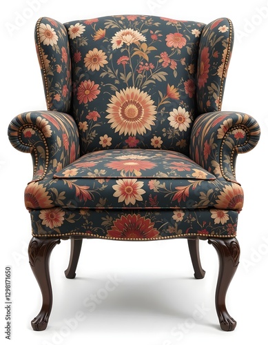 unbranded vintage retro arm chair armchair with an ugly flower pattern, mid century, dated furniture, interior design, thrift store find, retro pattern,
bold fabric, vintage home, ugly pattern, floral