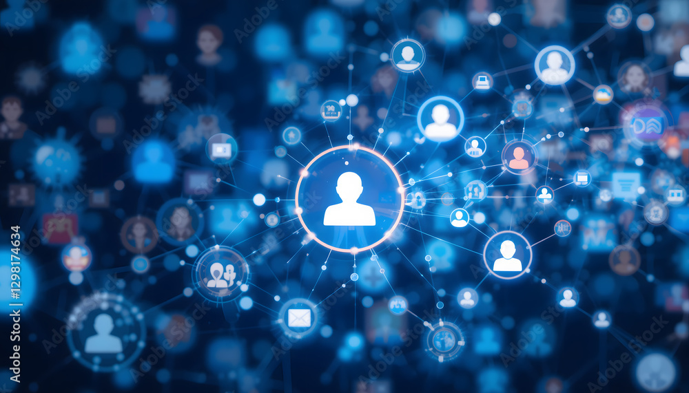 Obraz premium human connections concept