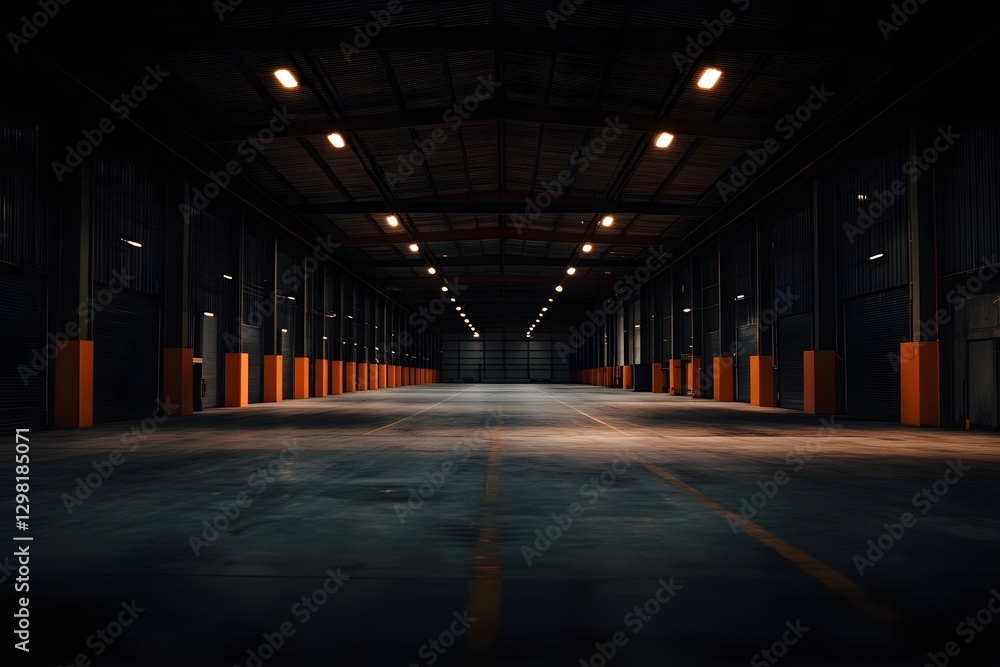 Large empty warehouse Large empty warehouse