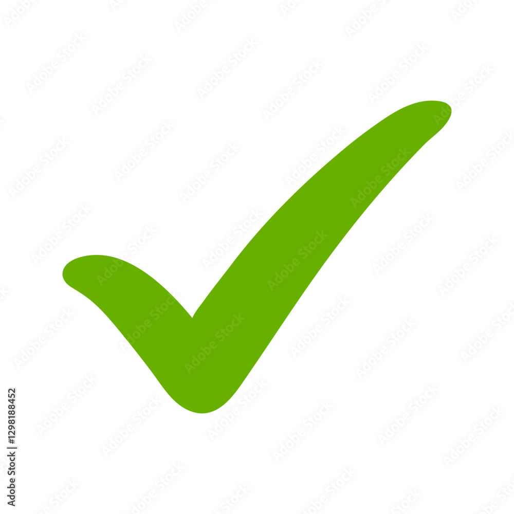Check Mark Icon. Flat vector illustration Check Mark Icon. Flat vector illustration