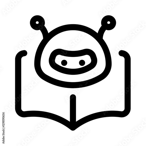 bot reader line style, perfect for user interface projects